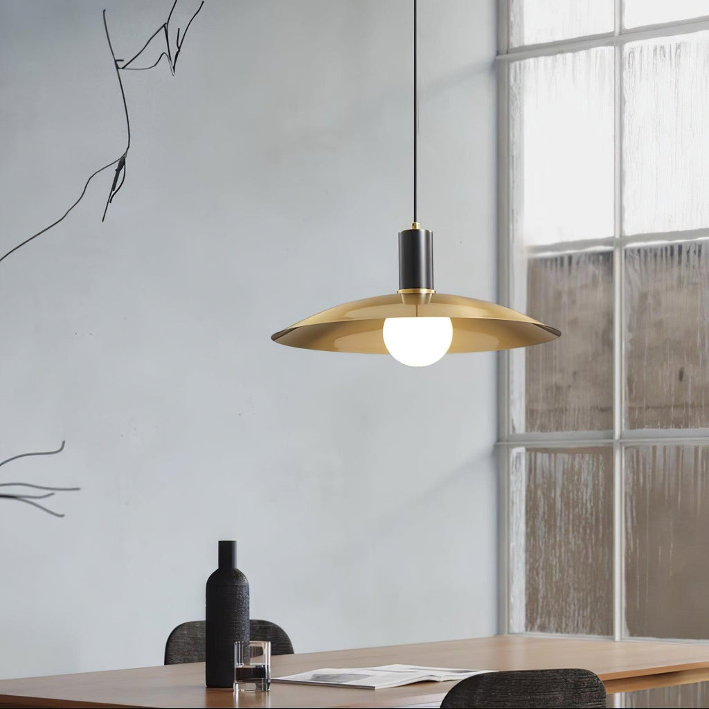 Thalora Suspension Laiton Verre Classique - Neutralighting