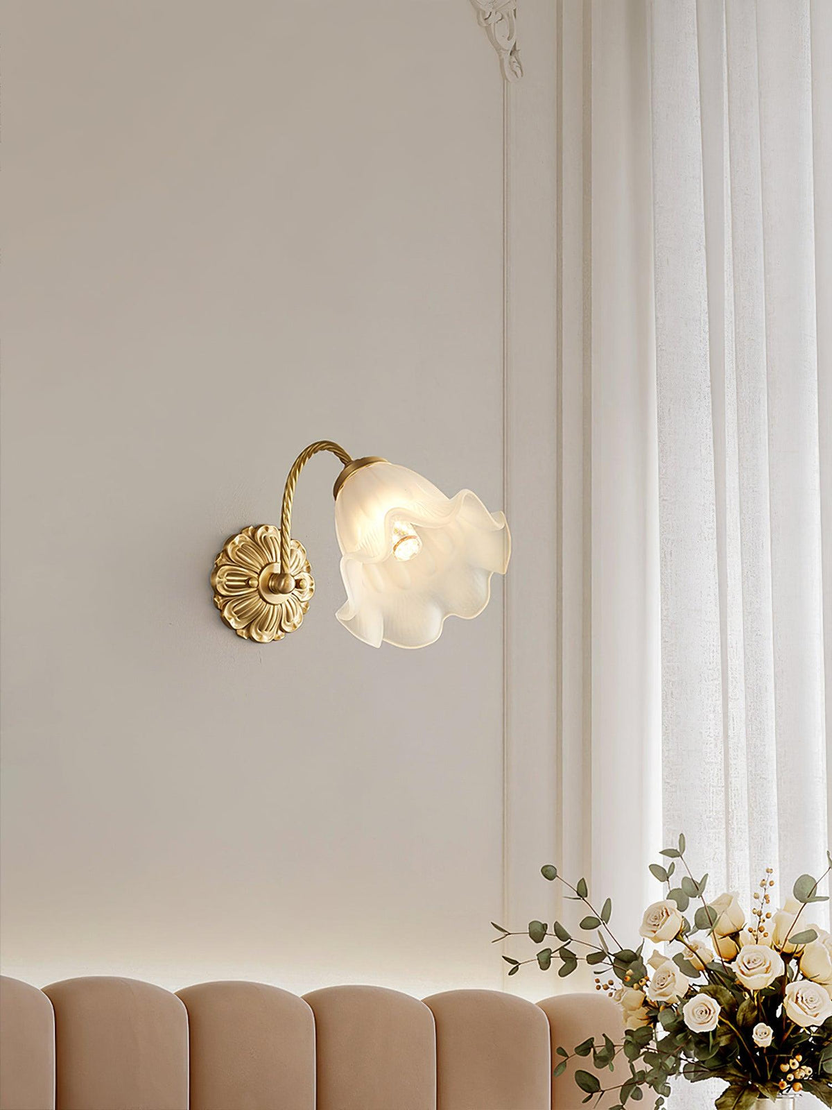 Florer Applique Murale en Verre Vintage - Neutralighting