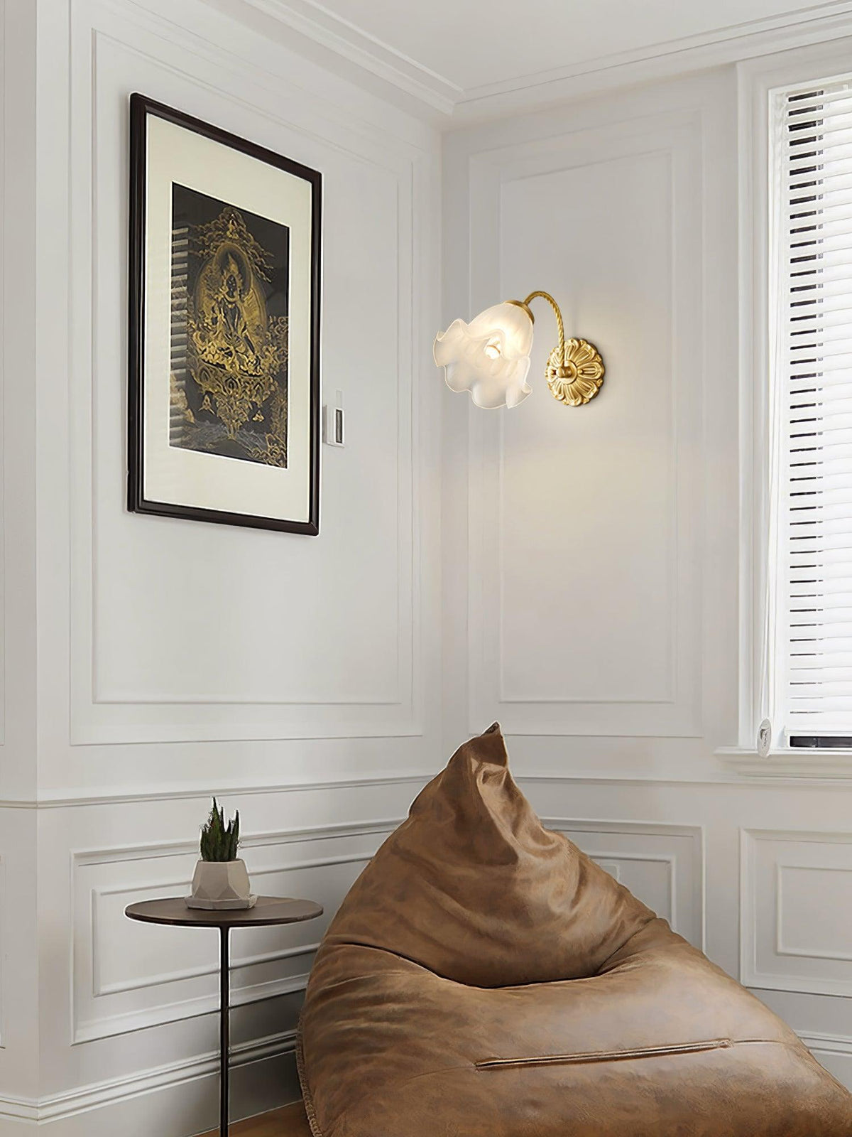 Florer Applique Murale en Verre Vintage - Neutralighting
