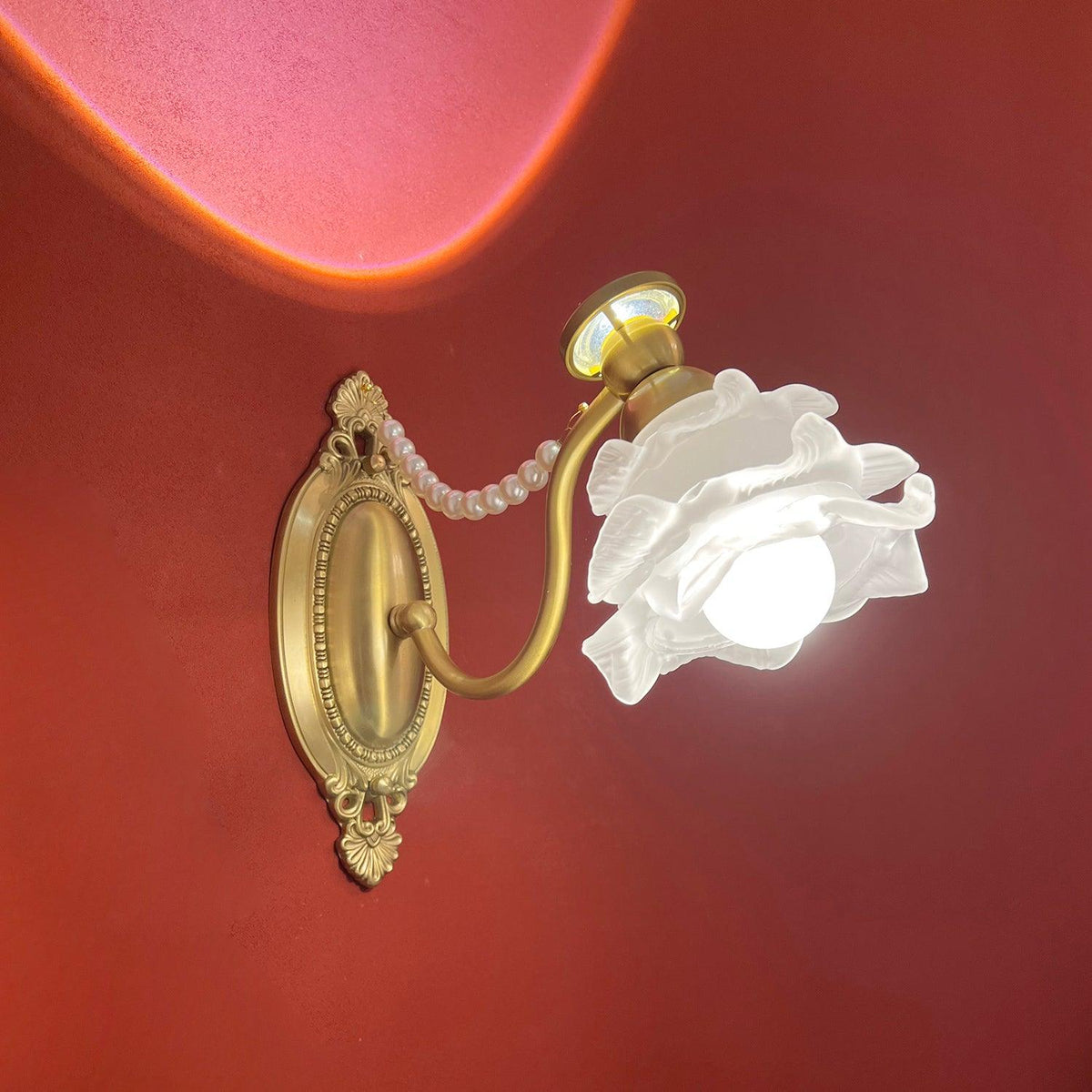 Zoey Applique Murale Florale en Laiton - Neutralighting