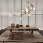 Lustra Chandelier Laiton Fleur Branche Naturelle - Neutralighting