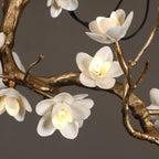 Lustra Chandelier Laiton Fleur Branche Naturelle - Neutralighting
