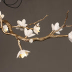 Lustra Chandelier Laiton Fleur Branche Naturelle - Neutralighting