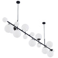 Solara Chandelier Laiton Verre Globe - Neutralighting
