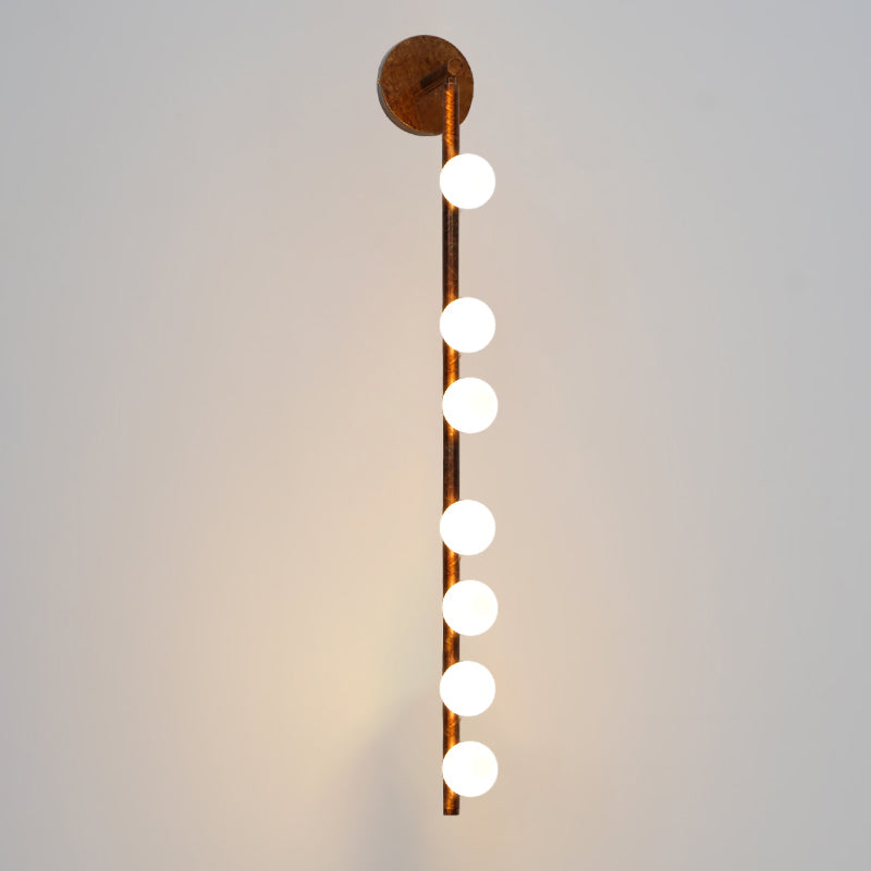 Pamela Tube Plug-in Brass Glass Wall Lamp - Neutralighting