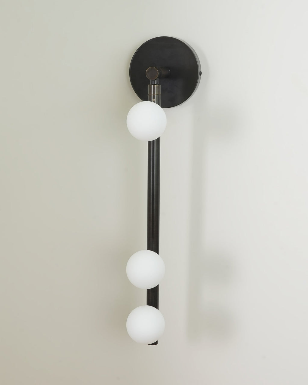 Pamela Tube Plug-in Brass Glass Wall Lamp - Neutralighting