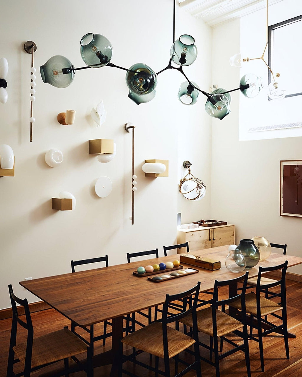 Pamela Tube Plug-in Brass Glass Wall Lamp - Neutralighting