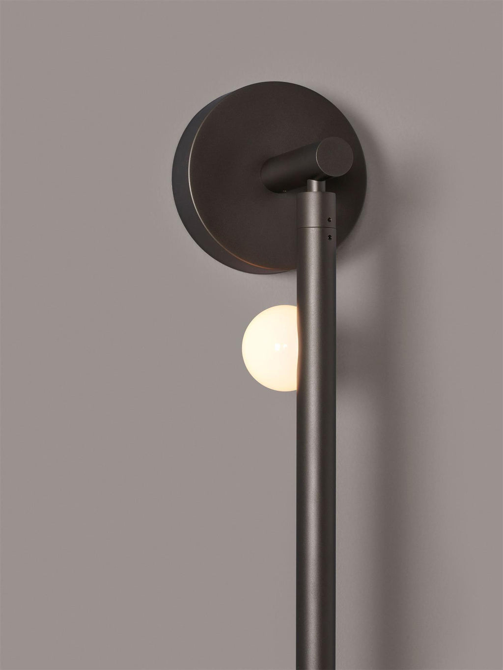 Pamela Tube Plug-in Brass Glass Wall Lamp - Neutralighting