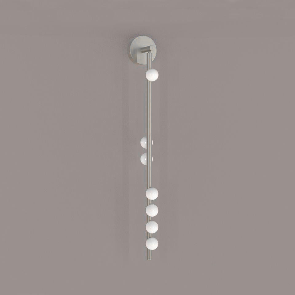 Pamela Tube Plug-in Brass Glass Wall Lamp - Neutralighting