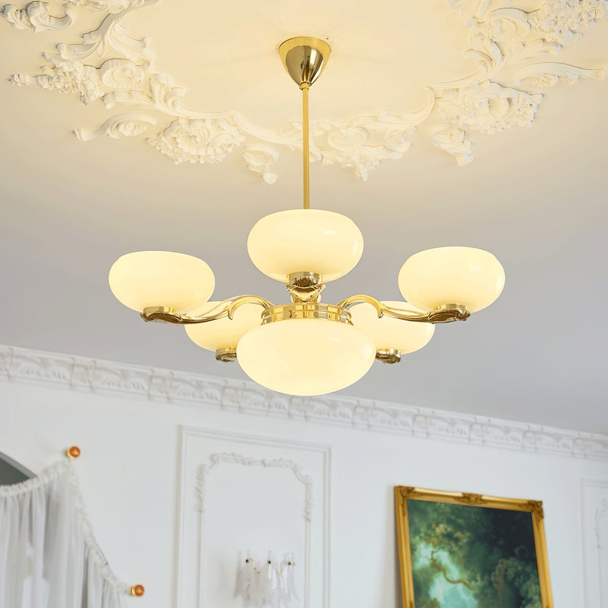 Ethan Luxueux Verre Lustre - Neutralighting