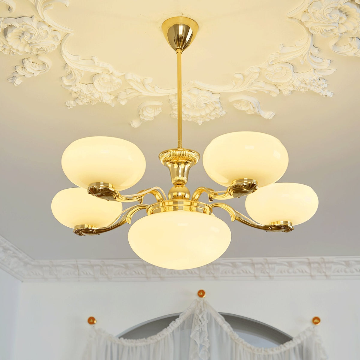 Ethan Luxueux Verre Lustre - Neutralighting