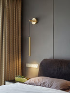Thomasina Applique Murale Ligne Laiton Moderne Minimaliste - Neutralighting