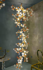 Aare Chandelier Branche Érable Laiton Cristal - Neutralighting