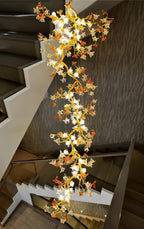 Aare Chandelier Branche Érable Laiton Cristal - Neutralighting