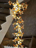 Aare Chandelier Branche Érable Laiton Cristal - Neutralighting