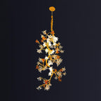 Aare Chandelier Branche Érable Laiton Cristal - Neutralighting