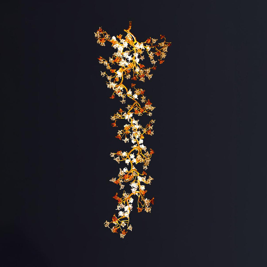 Aare Chandelier Branche Érable Laiton Cristal - Neutralighting
