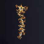 Aare Chandelier Branche Érable Laiton Cristal - Neutralighting