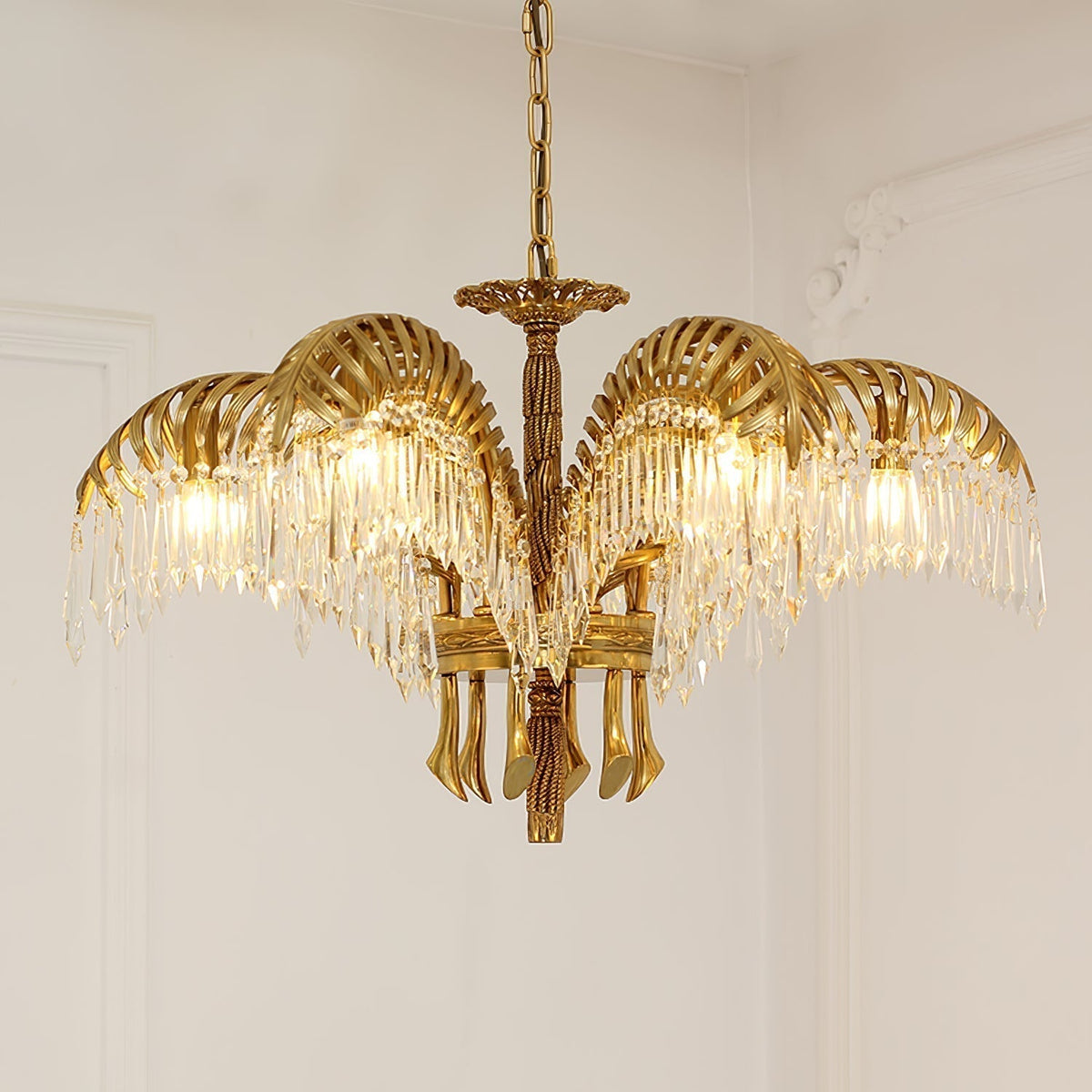 Odoraris Royal Laiton Cristal Lustre - Neutralighting