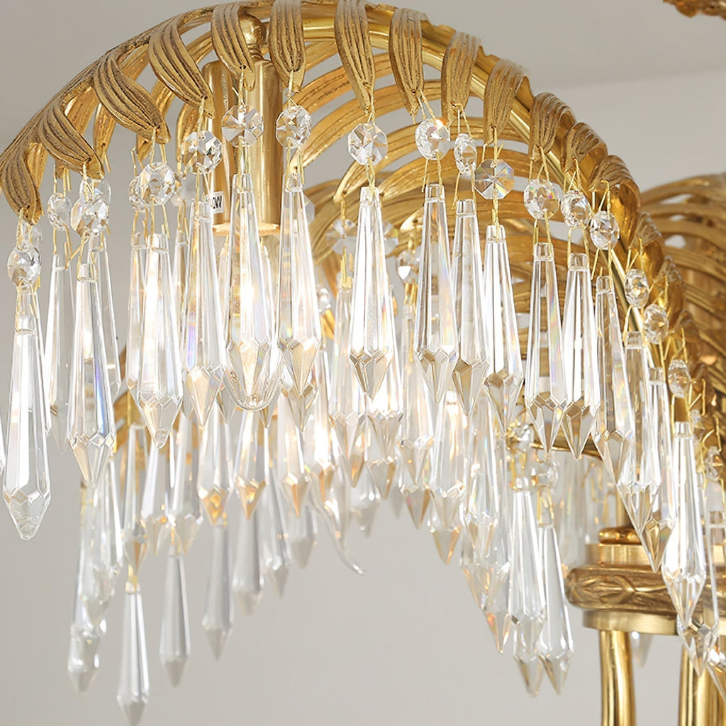 Odoraris Royal Laiton Cristal Lustre - Neutralighting