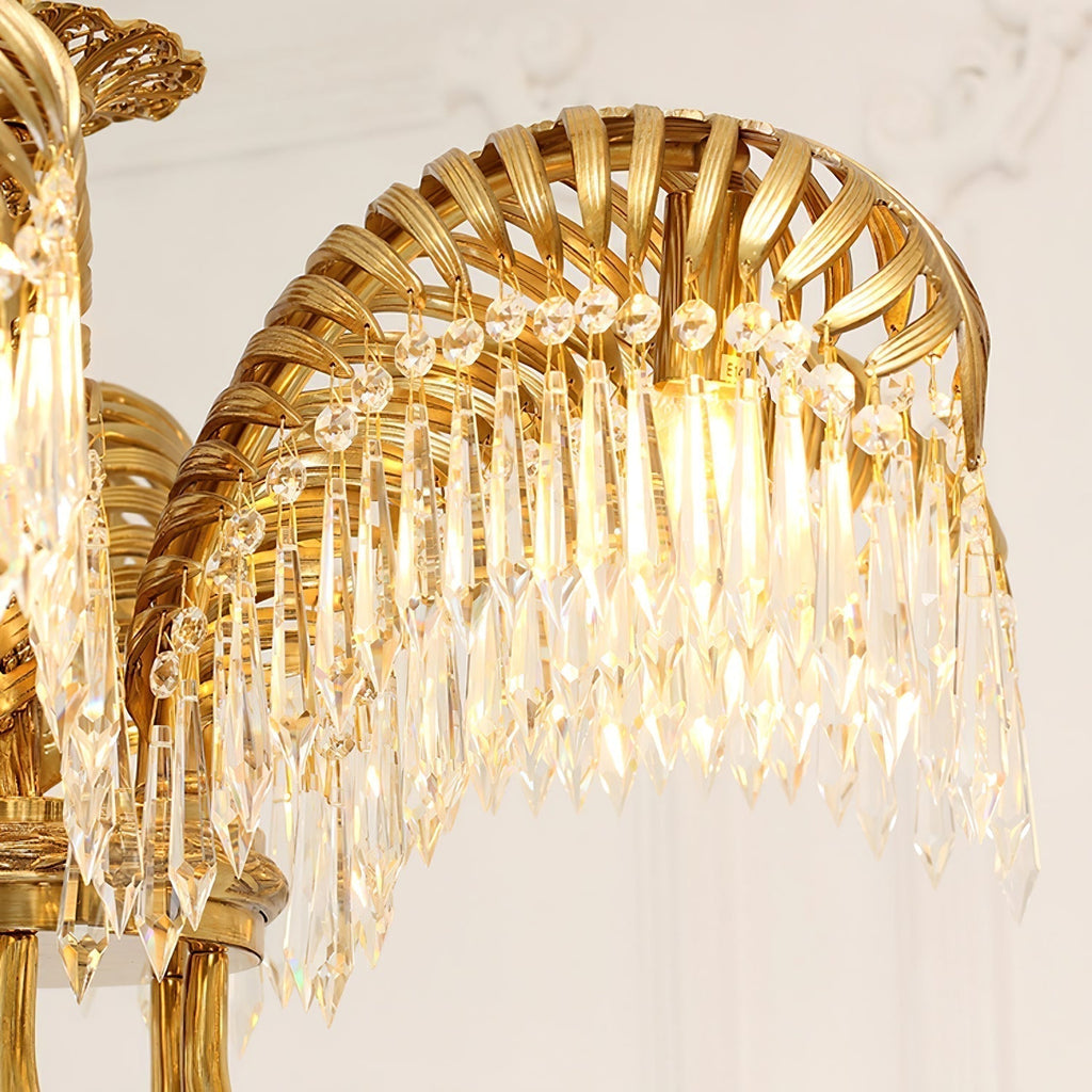 Odoraris Royal Laiton Cristal Lustre - Neutralighting