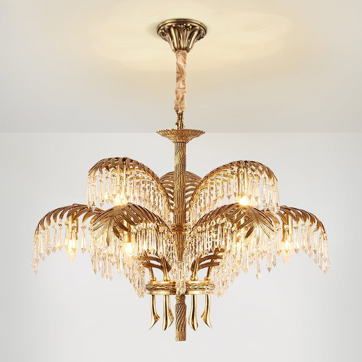 Odoraris Royal Laiton Cristal Lustre - Neutralighting