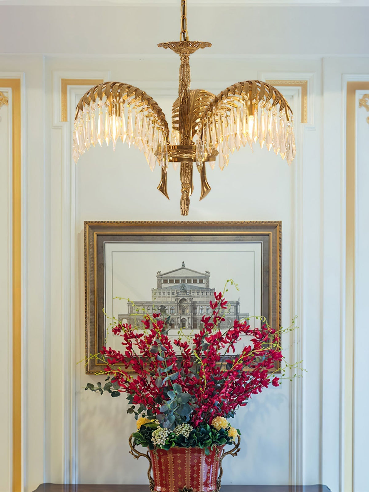 Odoraris Royal Laiton Cristal Lustre - Neutralighting