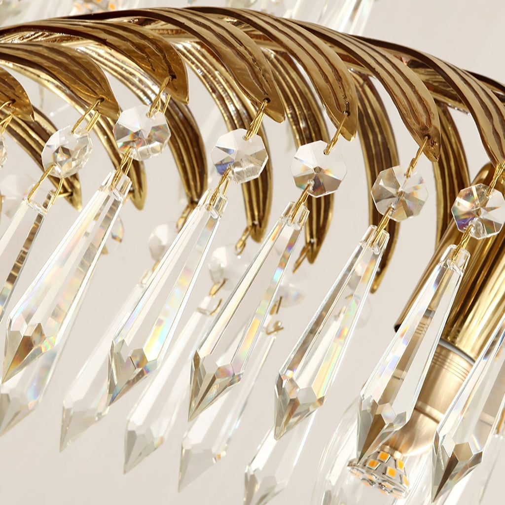 Odoraris Royal Laiton Cristal Lustre - Neutralighting