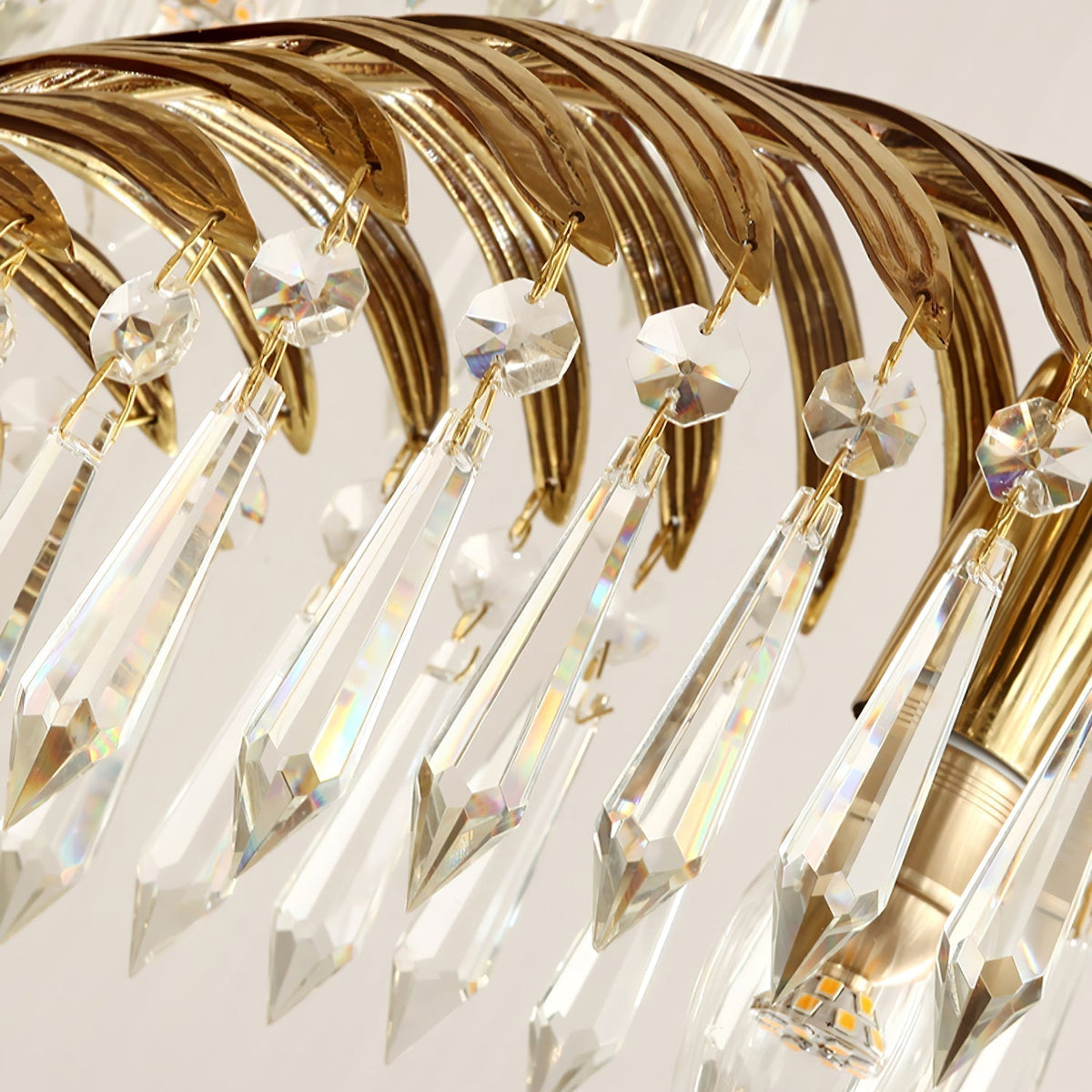 Odoraris Royal Laiton Cristal Lustre - Neutralighting