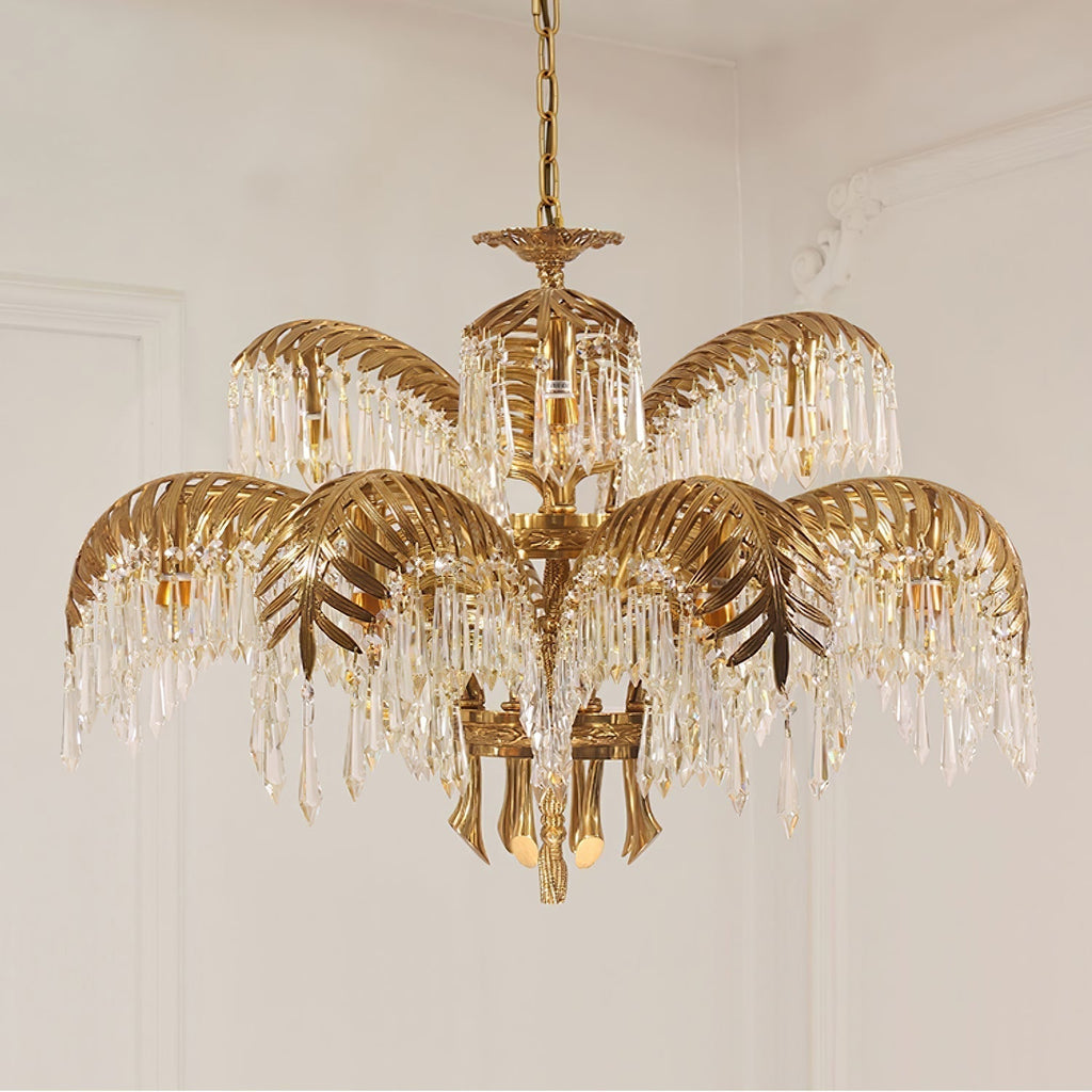 Odoraris Royal Laiton Cristal Lustre - Neutralighting