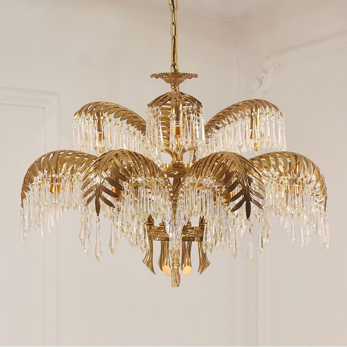 Odoraris Royal Laiton Cristal Lustre - Neutralighting