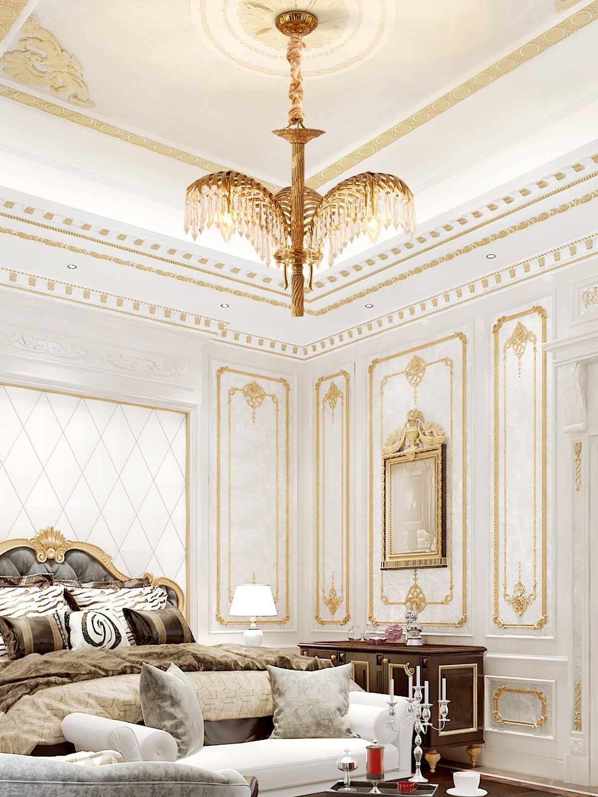 Odoraris Royal Laiton Cristal Lustre - Neutralighting
