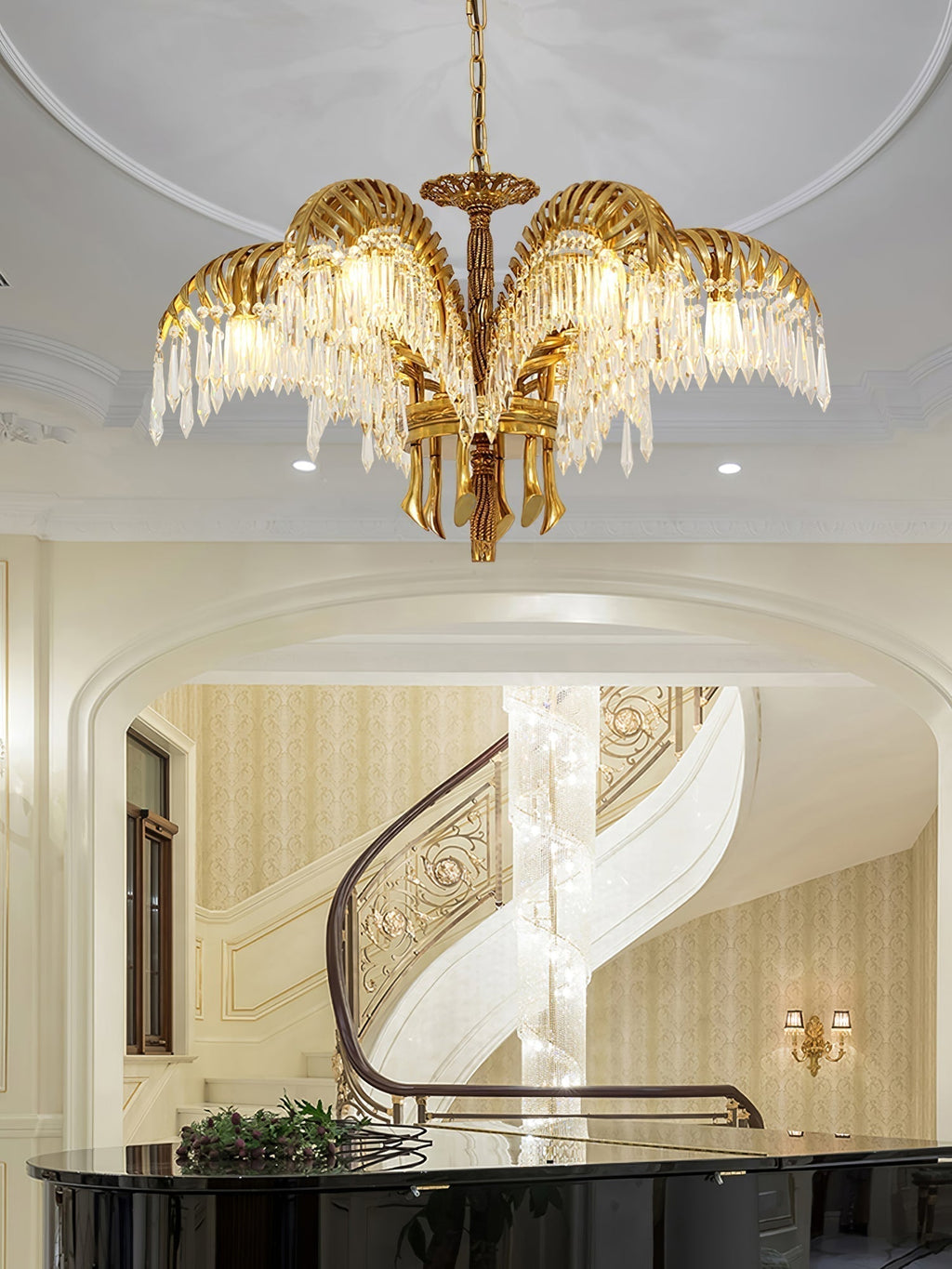 Odoraris Royal Laiton Cristal Lustre - Neutralighting