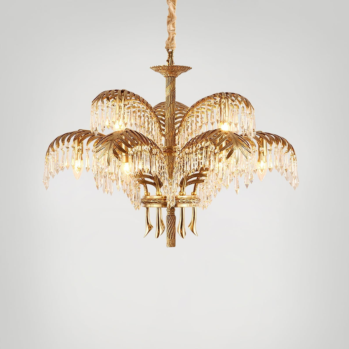 Odoraris Royal Laiton Cristal Lustre - Neutralighting