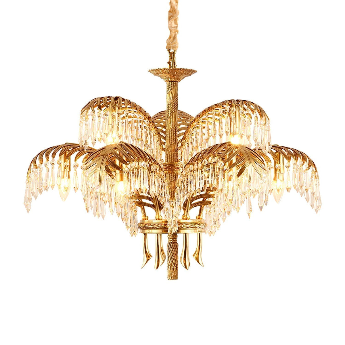 Odoraris Royal Laiton Cristal Lustre - Neutralighting