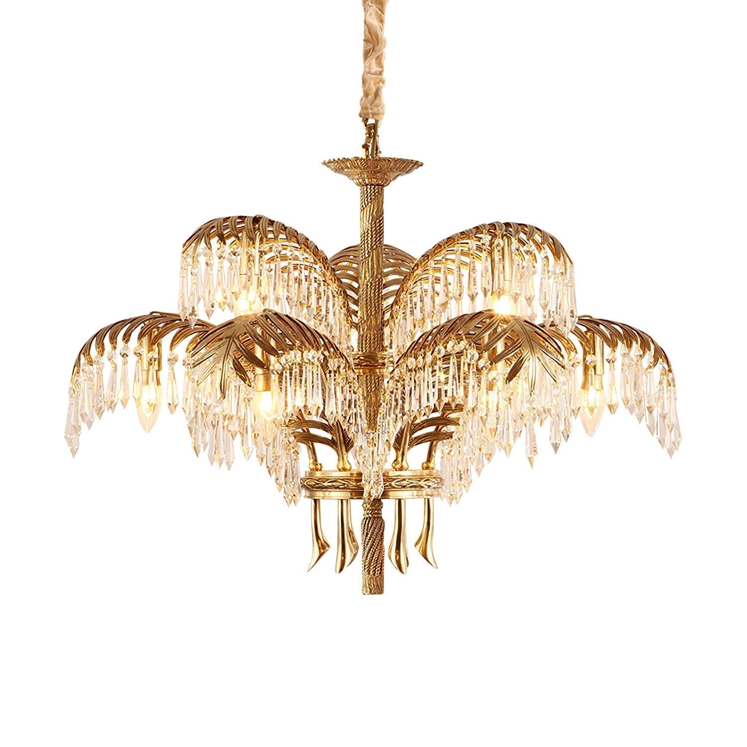 Odoraris Royal Laiton Cristal Lustre - Neutralighting