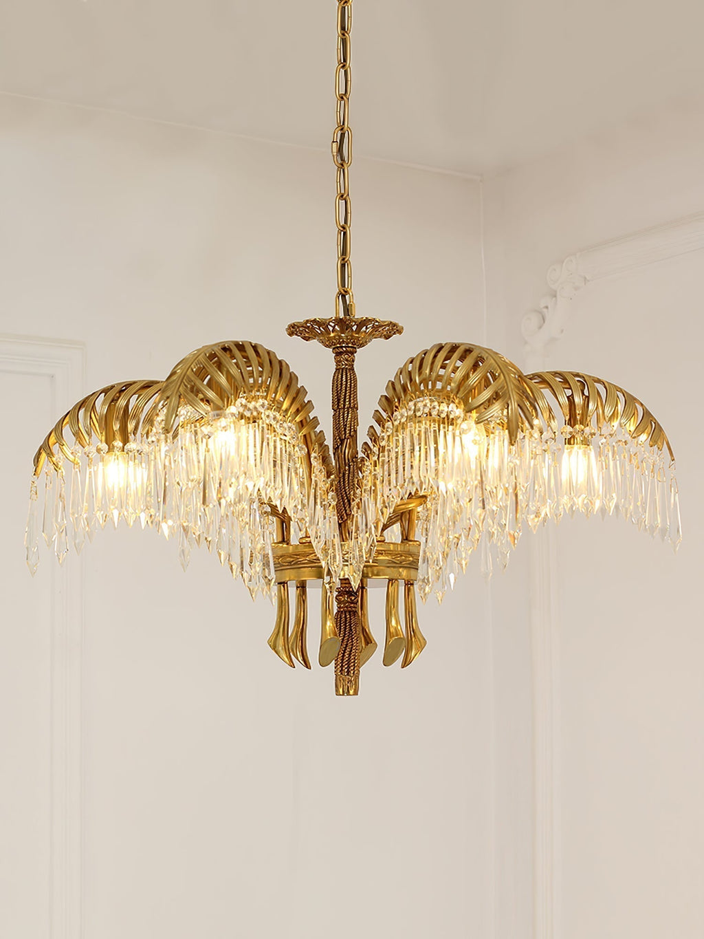 Odoraris Royal Laiton Cristal Lustre - Neutralighting