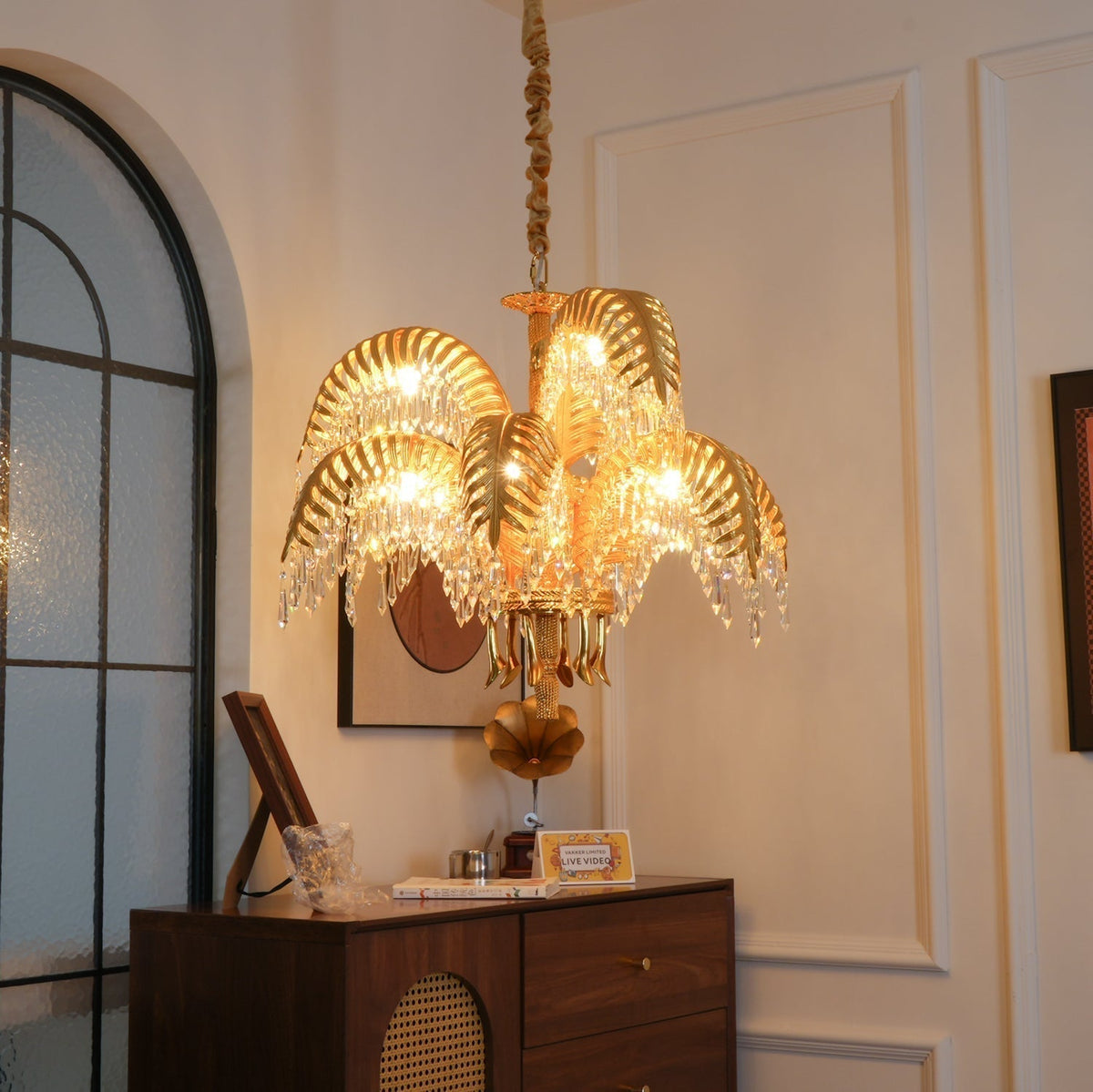 Odoraris Royal Laiton Cristal Lustre - Neutralighting