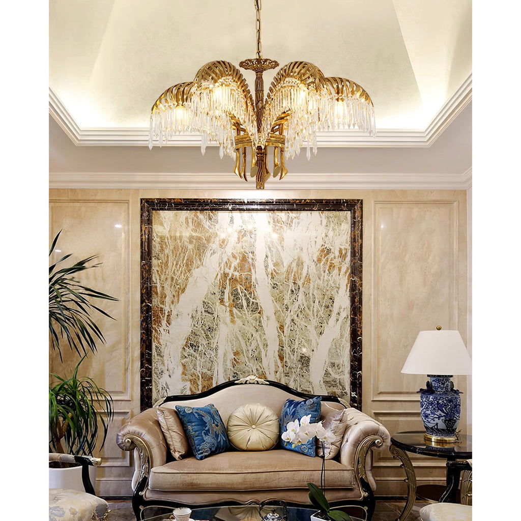 Odoraris Royal Laiton Cristal Lustre - Neutralighting
