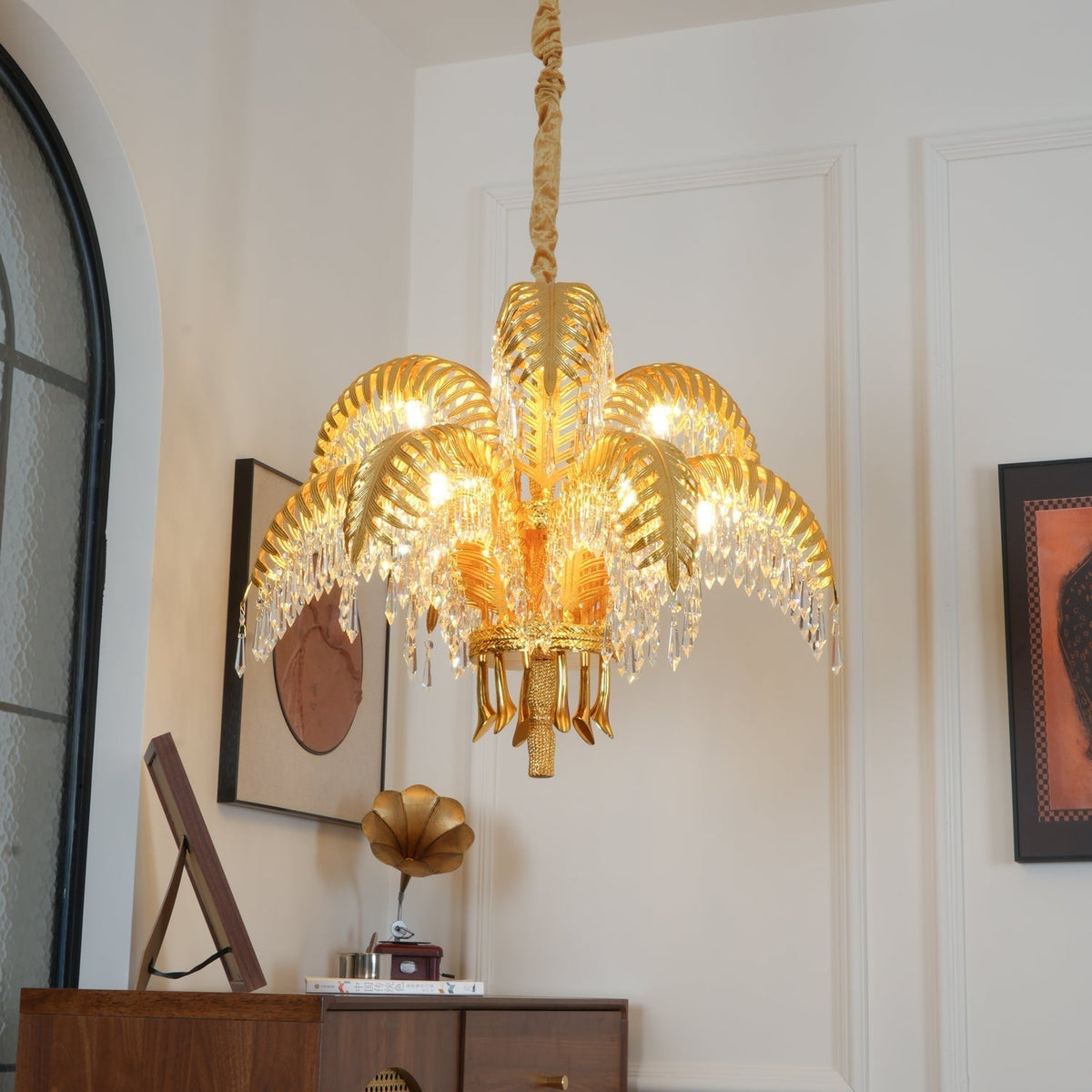 Odoraris Royal Laiton Cristal Lustre - Neutralighting