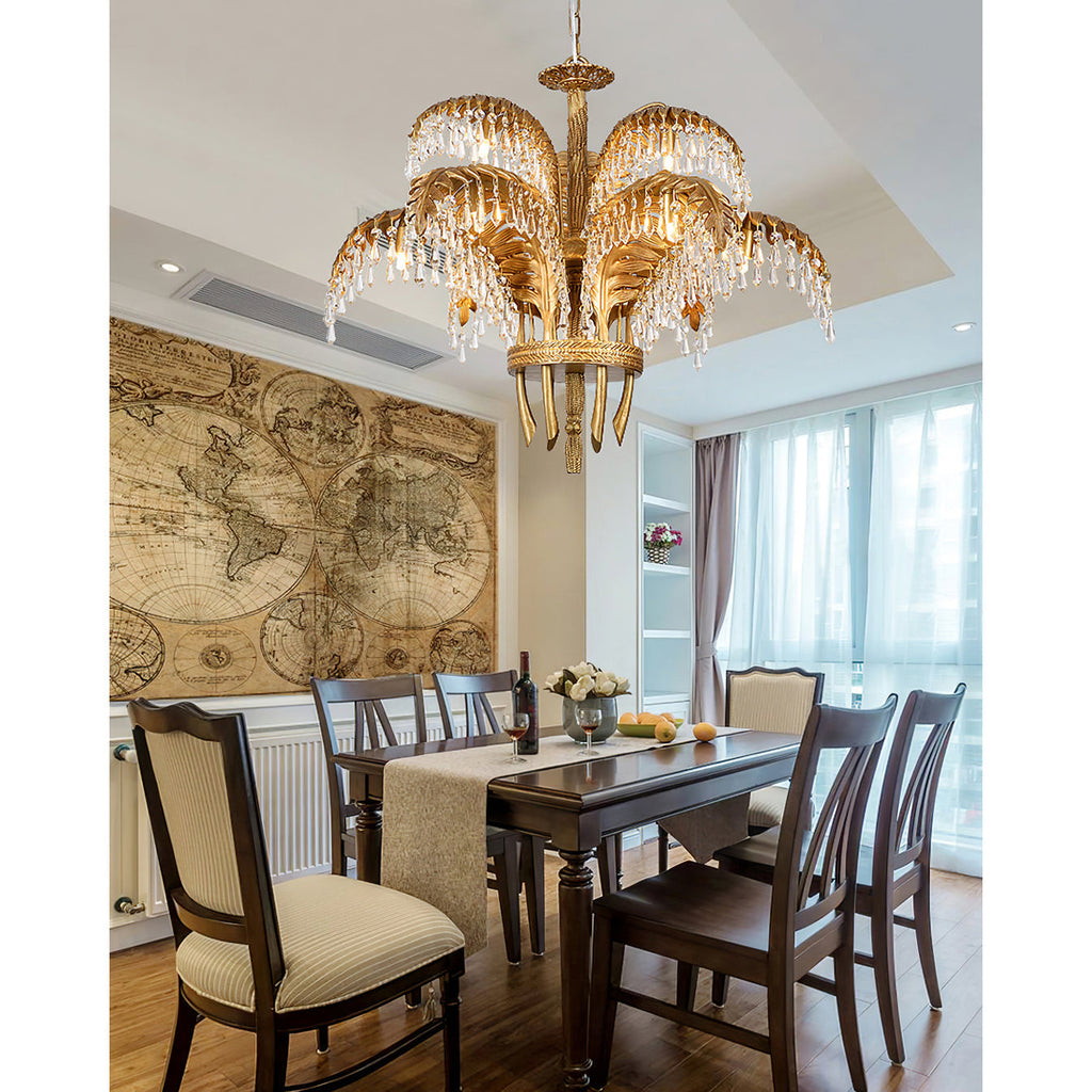 Odoraris Royal Laiton Cristal Lustre - Neutralighting