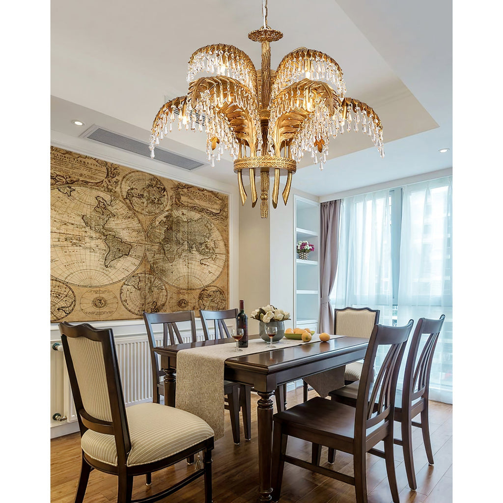 Odoraris Royal Laiton Cristal Lustre - Neutralighting