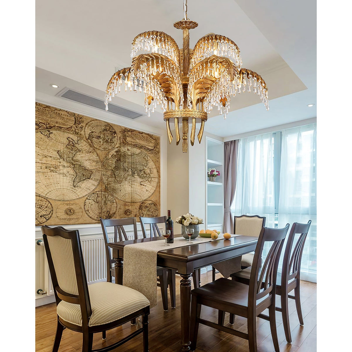 Odoraris Royal Laiton Cristal Lustre - Neutralighting