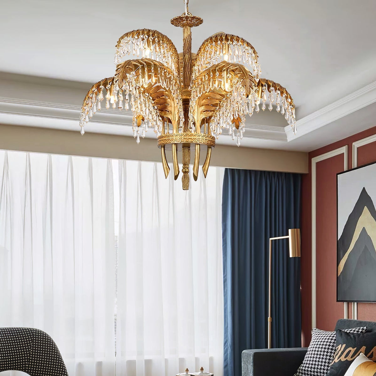 Odoraris Royal Laiton Cristal Lustre - Neutralighting