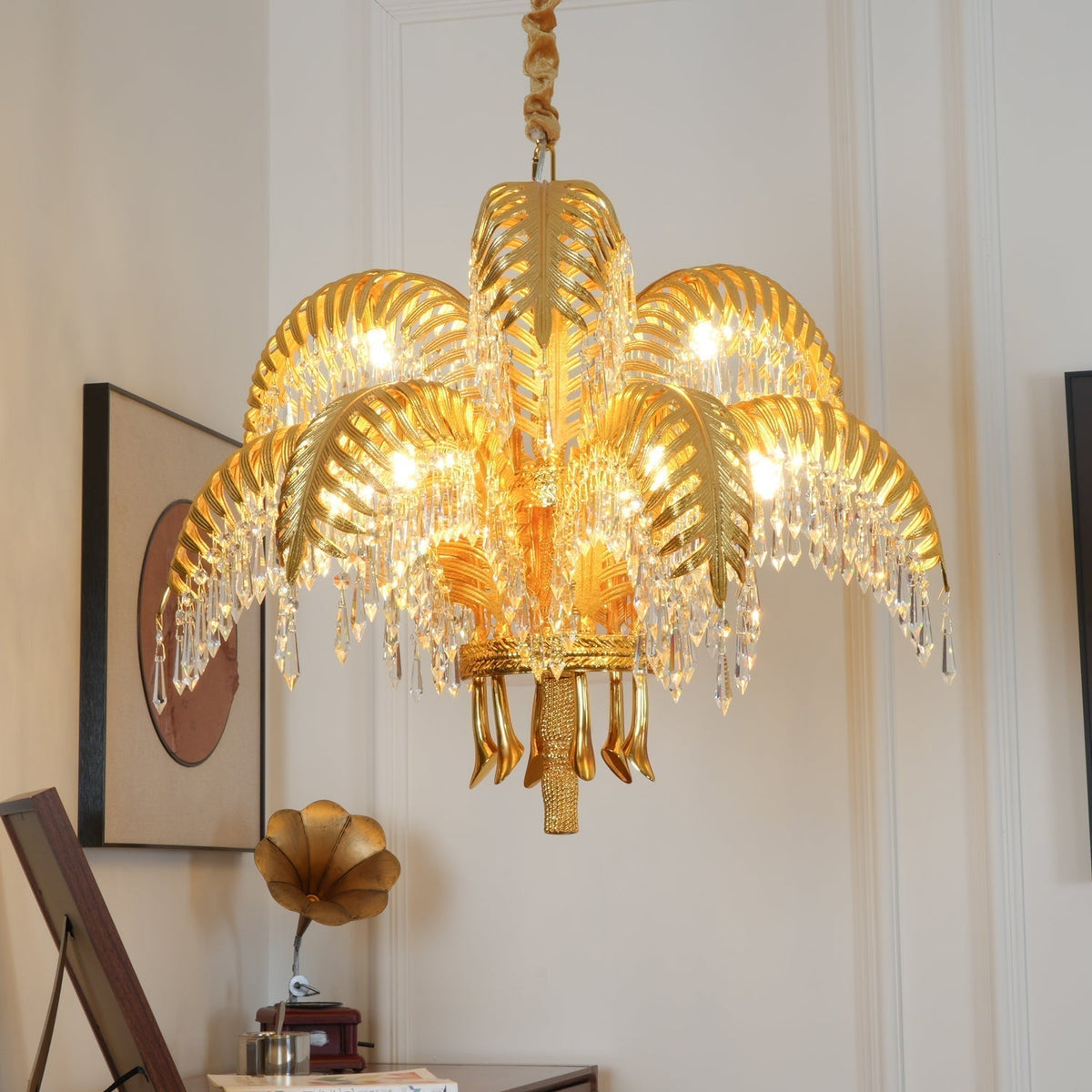 Odoraris Royal Laiton Cristal Lustre - Neutralighting