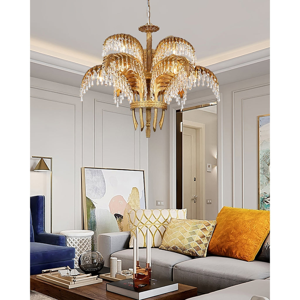 Odoraris Royal Laiton Cristal Lustre - Neutralighting