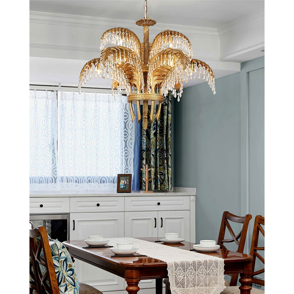 Odoraris Royal Laiton Cristal Lustre - Neutralighting