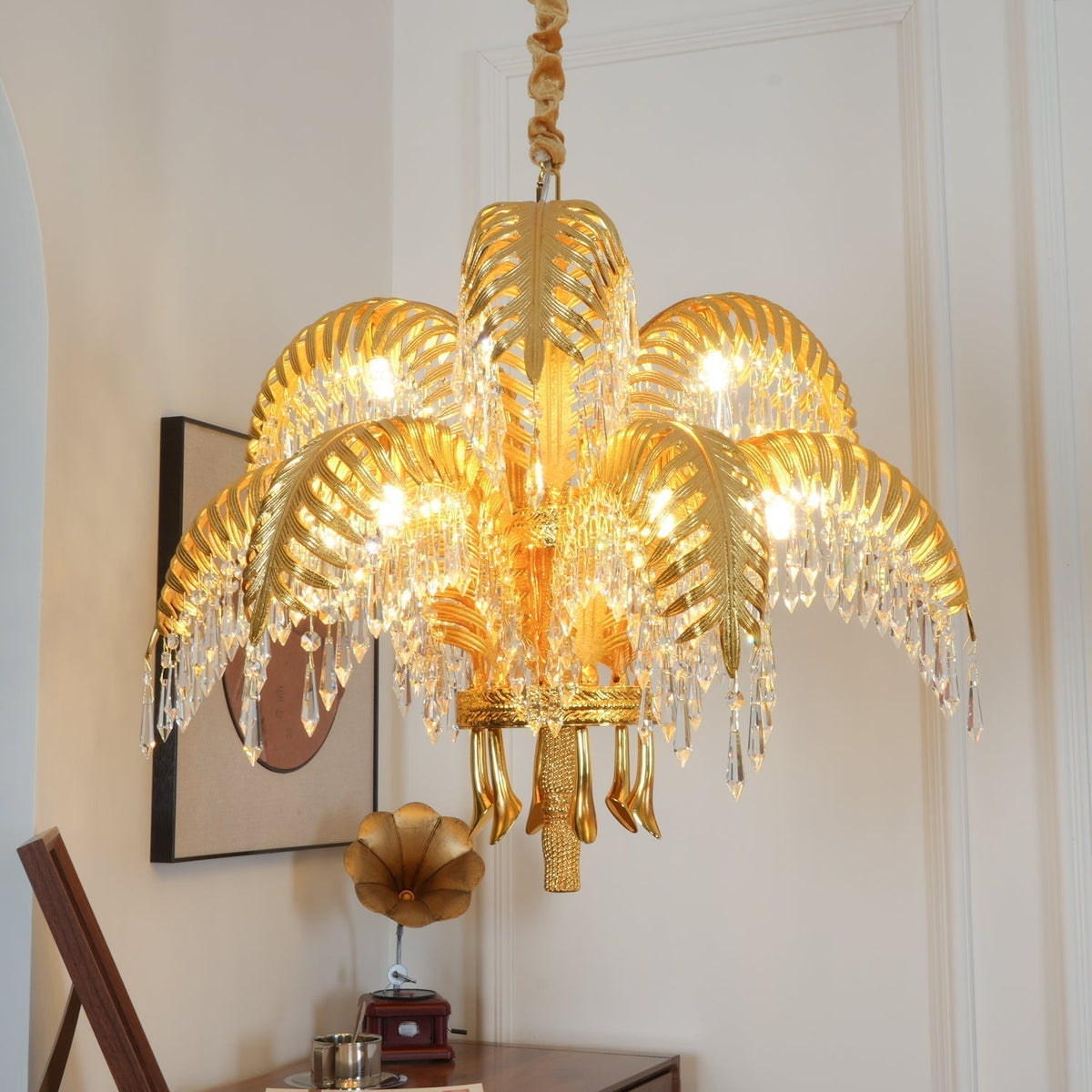 Odoraris Royal Laiton Cristal Lustre - Neutralighting
