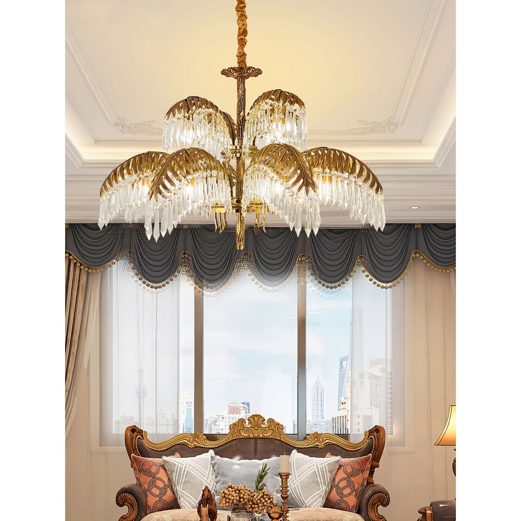 Odoraris Royal Laiton Cristal Lustre - Neutralighting