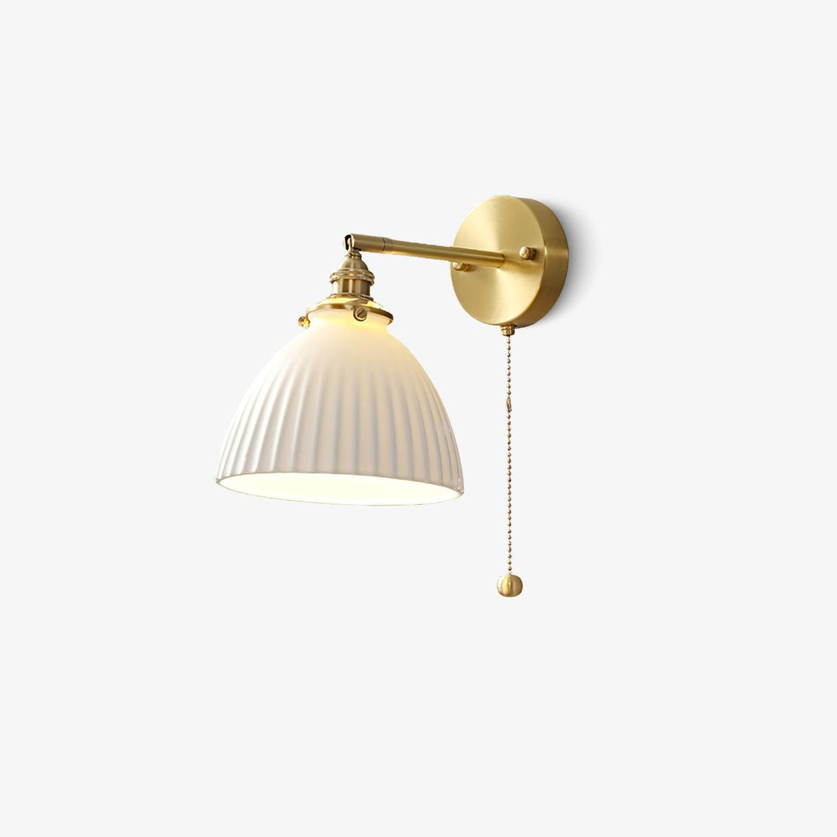 Lustra Lampe Murale Céramique Laiton Élégante - Neutralighting